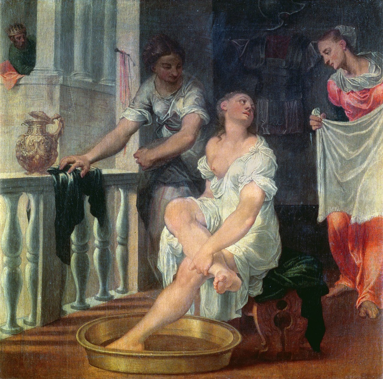 Bathsheba-fürdőzés, 1550 körül alkotó: Domenico Brusasorci