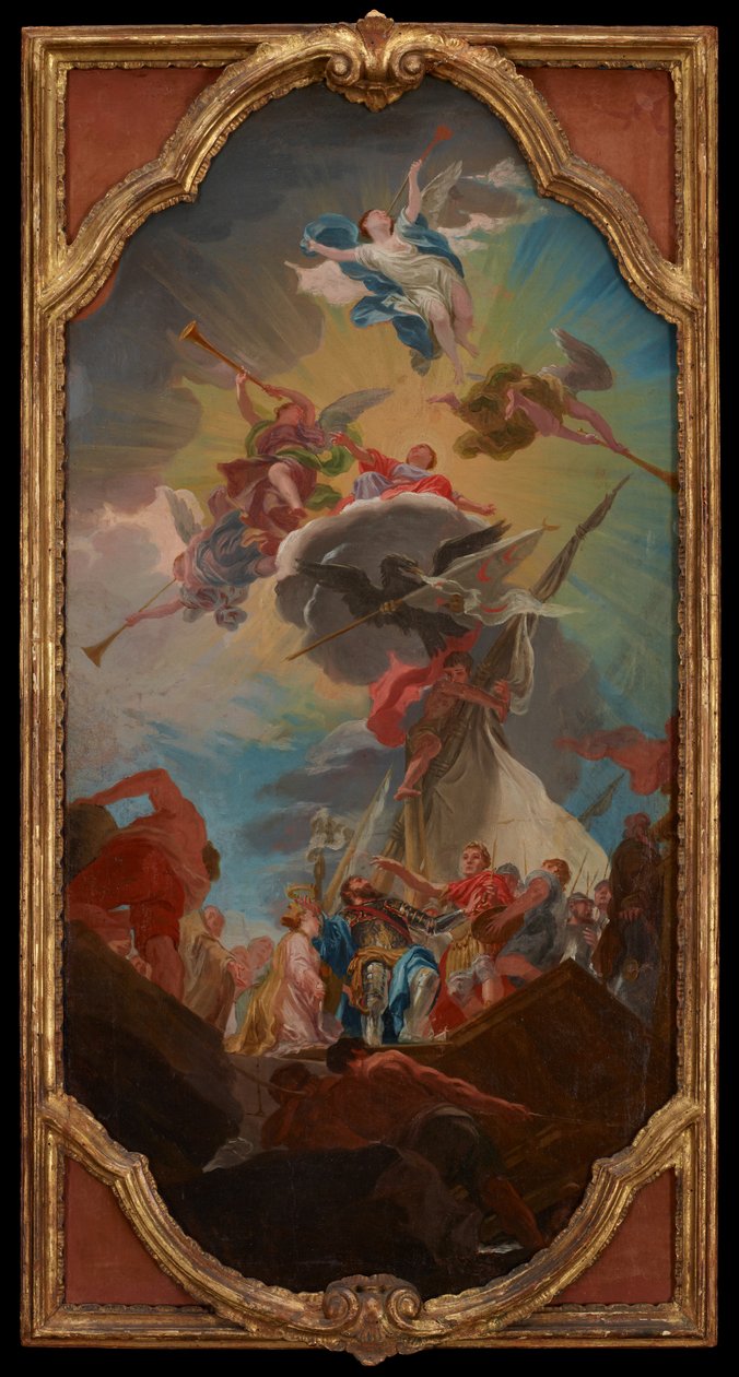Andrea Doria dicsőítése, 1750-68 körül alkotó: Domenico Corvi