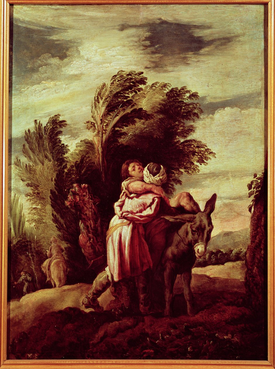 Az irgalmas szamaritánus példázata alkotó: Domenico Fetti or Feti