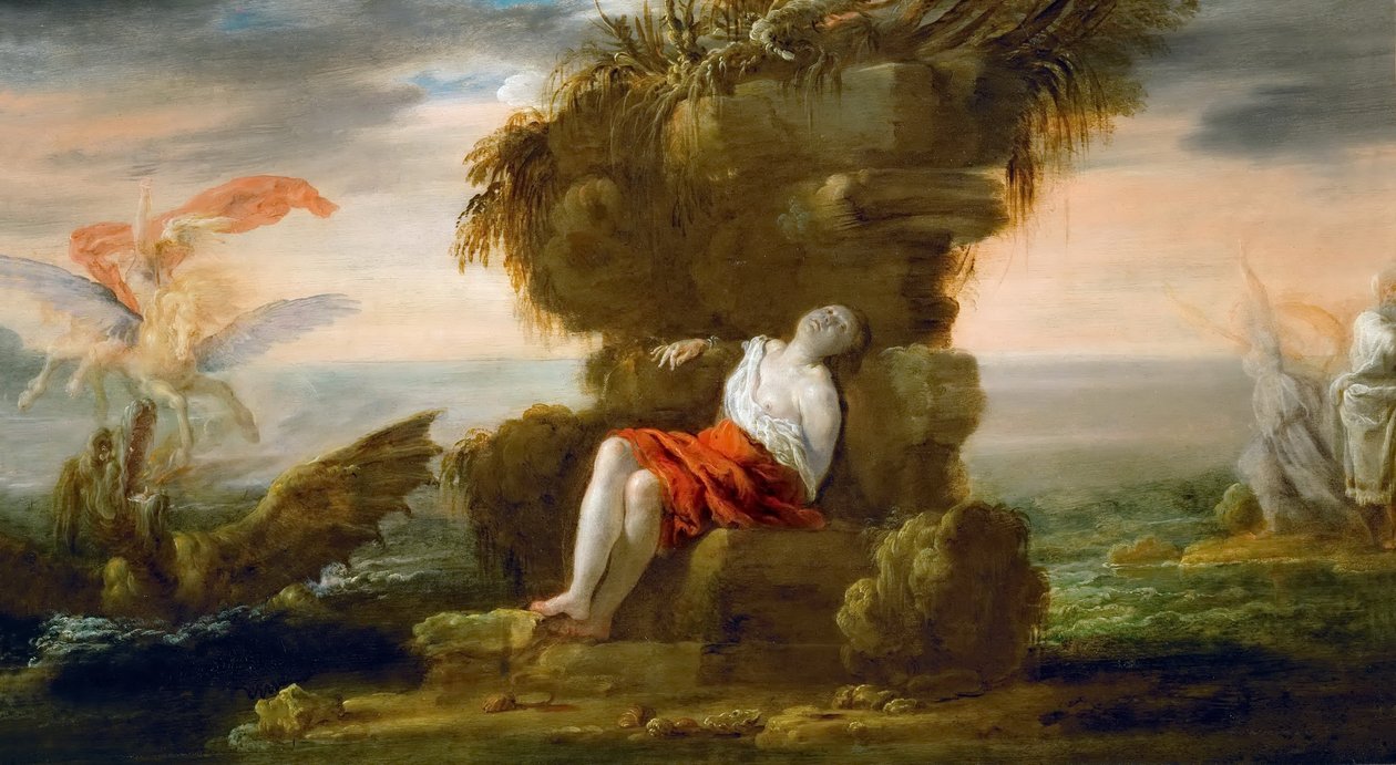 Perseus megszabadítja Andromedát alkotó: Domenico Fetti or Feti