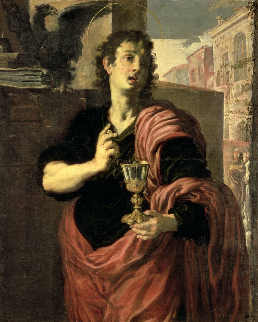 Szent János evangélista alkotó: Domenico Fetti or Feti