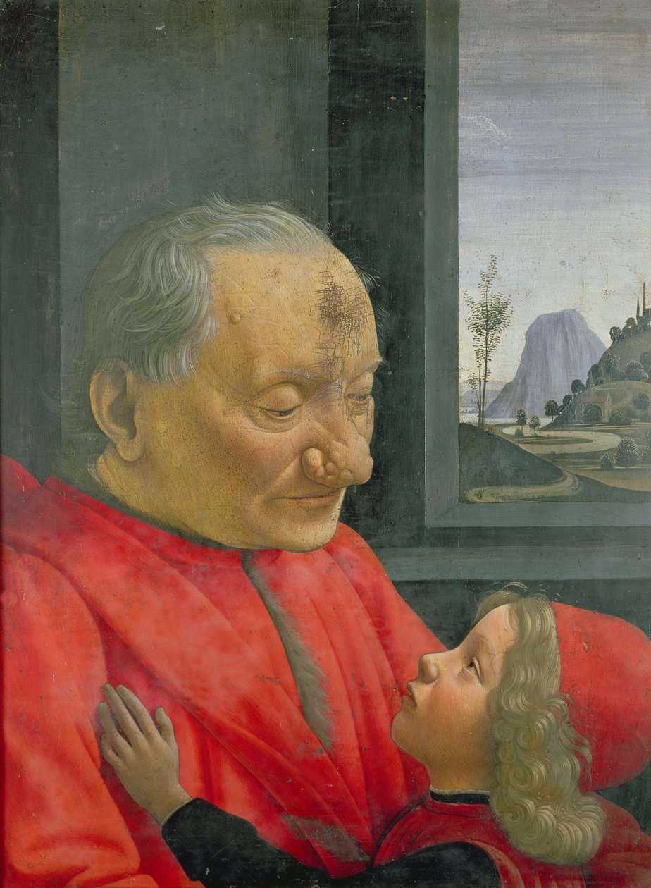 Egy öregember és egy fiú, 1480-as évek alkotó: Domenico Ghirlandaio
