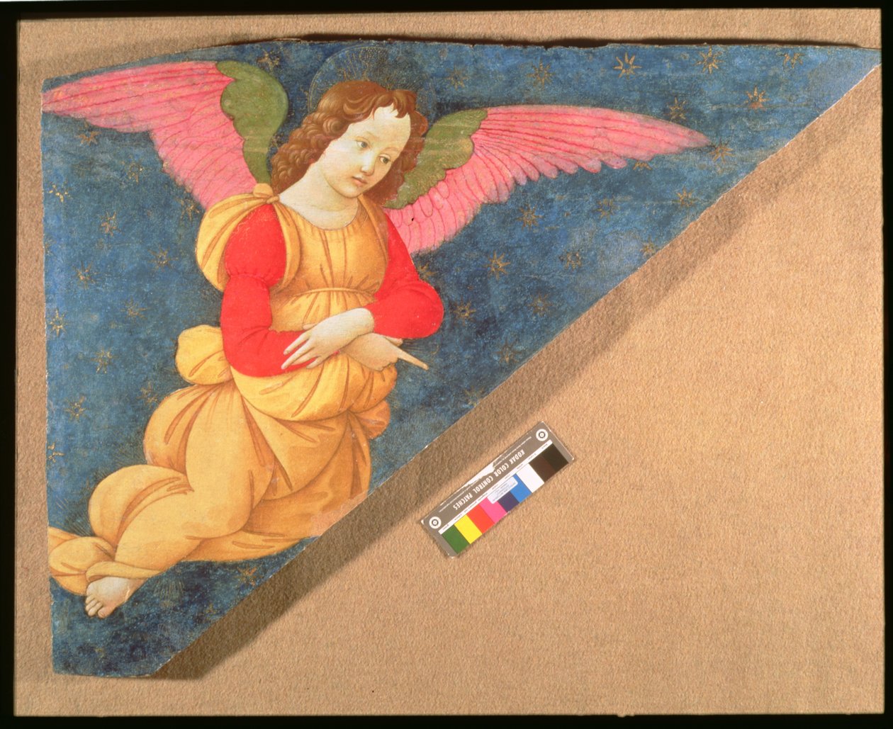 Angyal: Panel a Figline oltárképről alkotó: Domenico Ghirlandaio