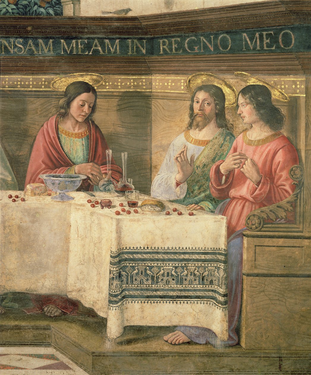 Részlet az utolsó vacsorából alkotó: Domenico Ghirlandaio