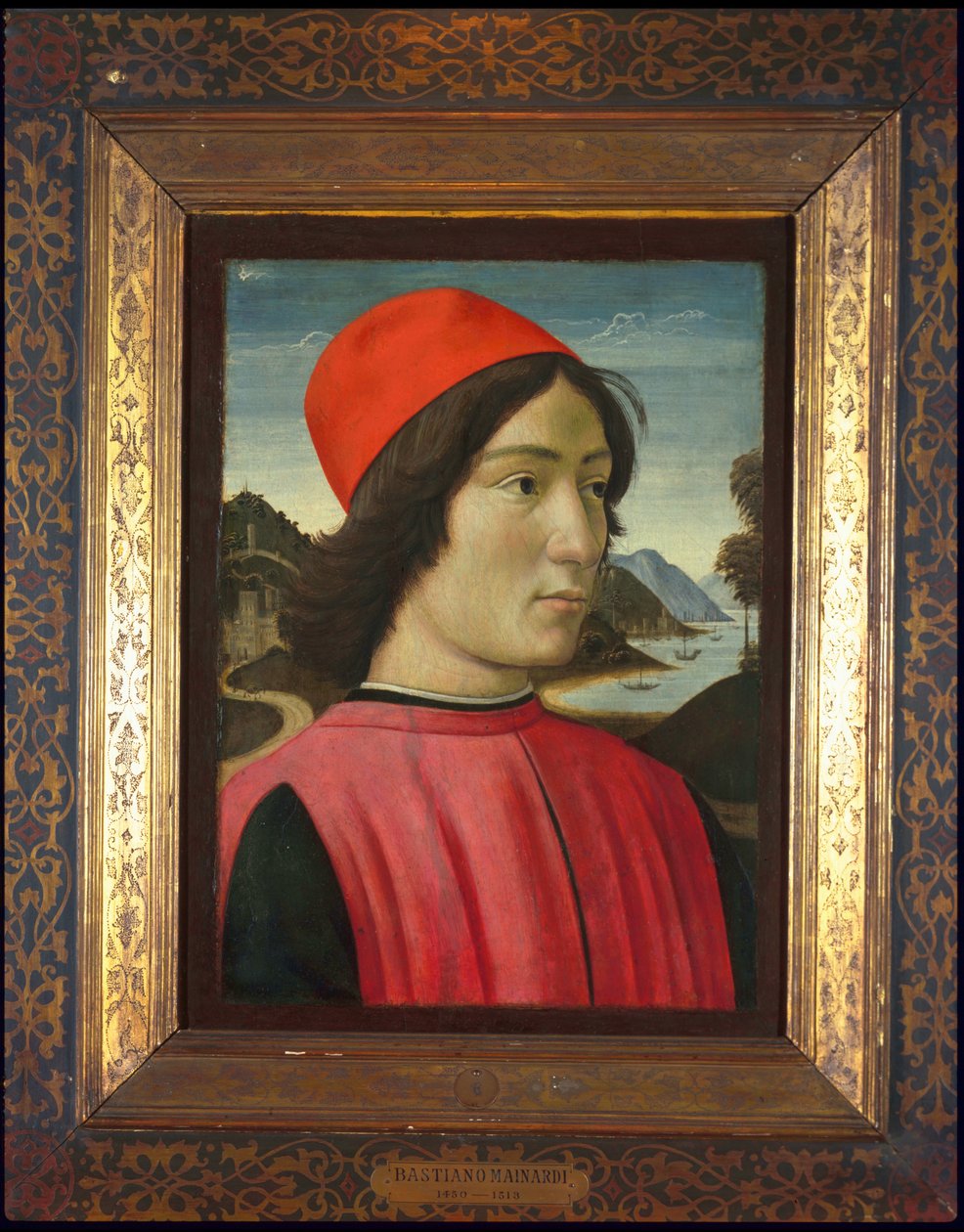 Férfiportré, 1490 körül (tempera, tábla) alkotó: Domenico Ghirlandaio