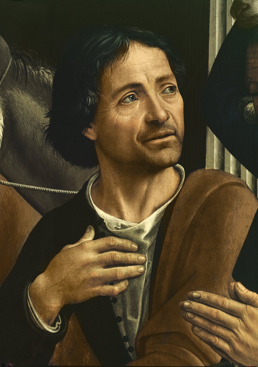 Önarckép (részlet az oltárképről) alkotó: Domenico Ghirlandaio