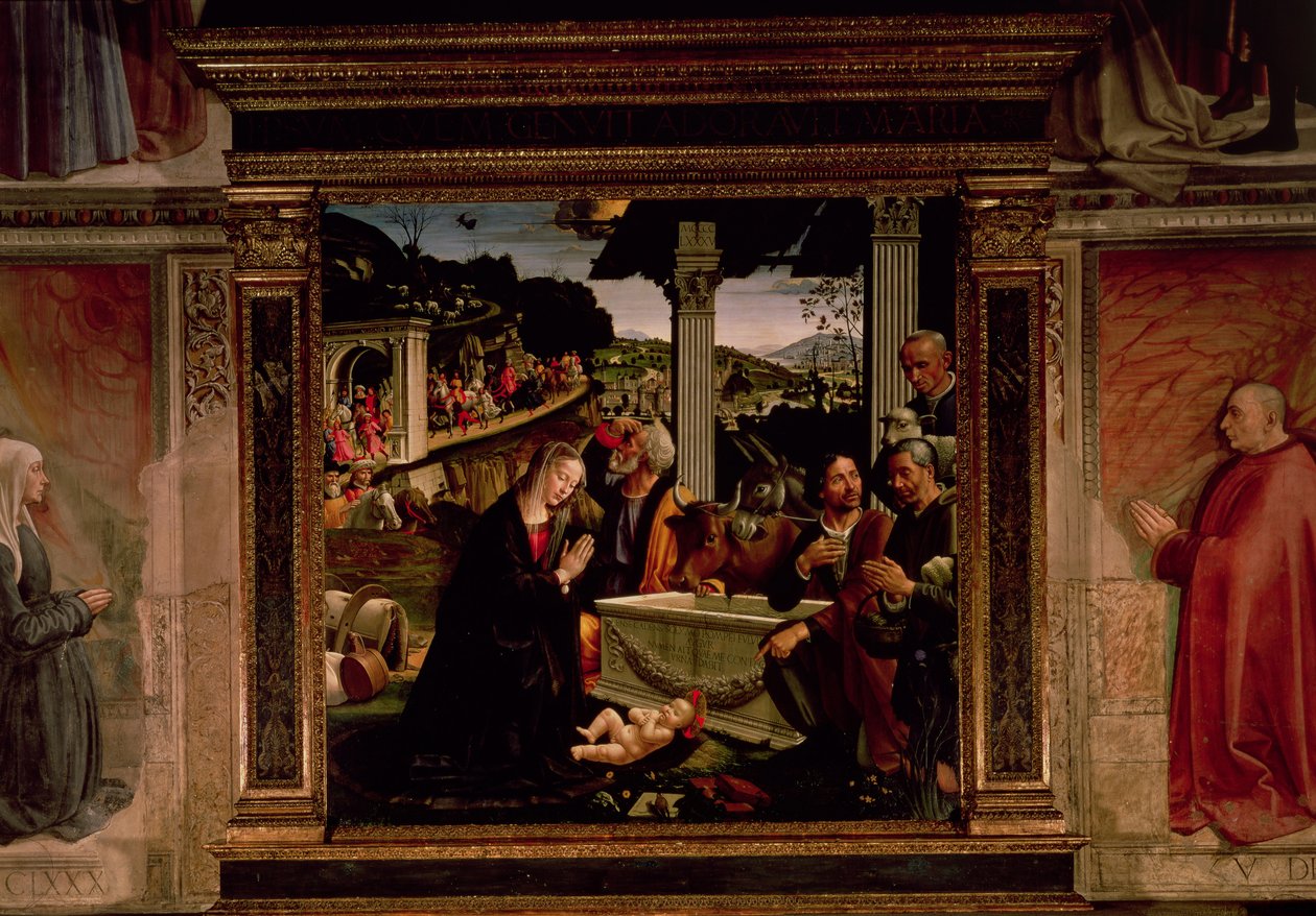 Krisztus születése alkotó: Domenico Ghirlandaio