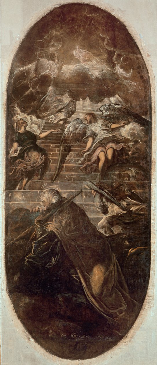 Jákob létrája alkotó: Domenico Robusti Tintoretto
