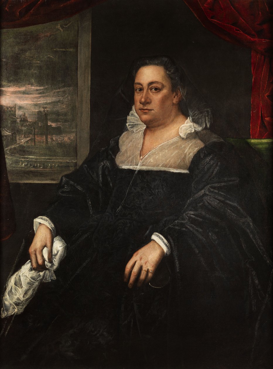 Dogaressa (egy velencei dózse felesége) portréja alkotó: Domenico Robusti Tintoretto