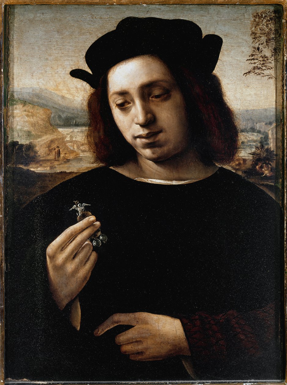 Aranyként ismert férfi portréja – olaj, vászon alkotó: Domenico Ghirlandaio