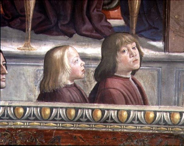 Szent Ferenc életciklusának középső fala, 1483 körül (részlet) (lásd 137591) alkotó: Domenico Ghirlandaio