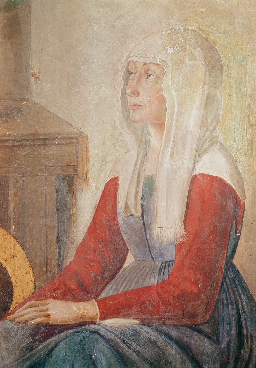 Részlet egy nőről St. Fina halálából, 1482 alkotó: Domenico Ghirlandaio