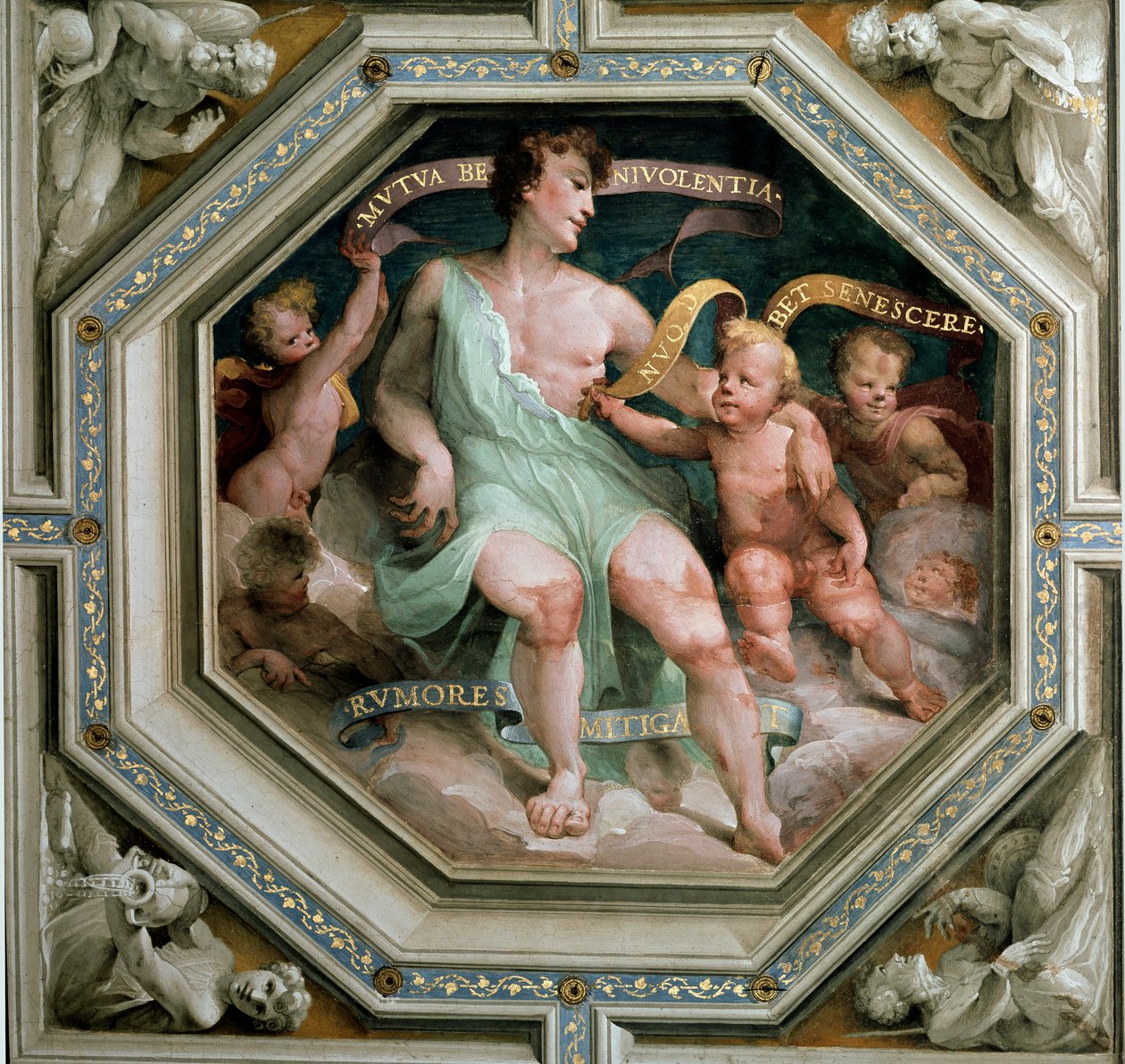 Kölcsönös jóindulat vagy egyetértés (Reciproque benevolence vagy concord). Domenico Beccafumi (1486-1551) festménye alkotó: Domenico Beccafumi