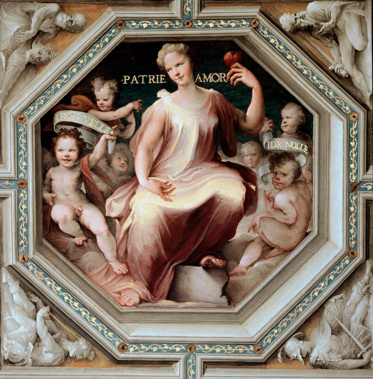 Hazaszeretet. Domenico Beccafumi (1486-1551) festménye alkotó: Domenico Beccafumi