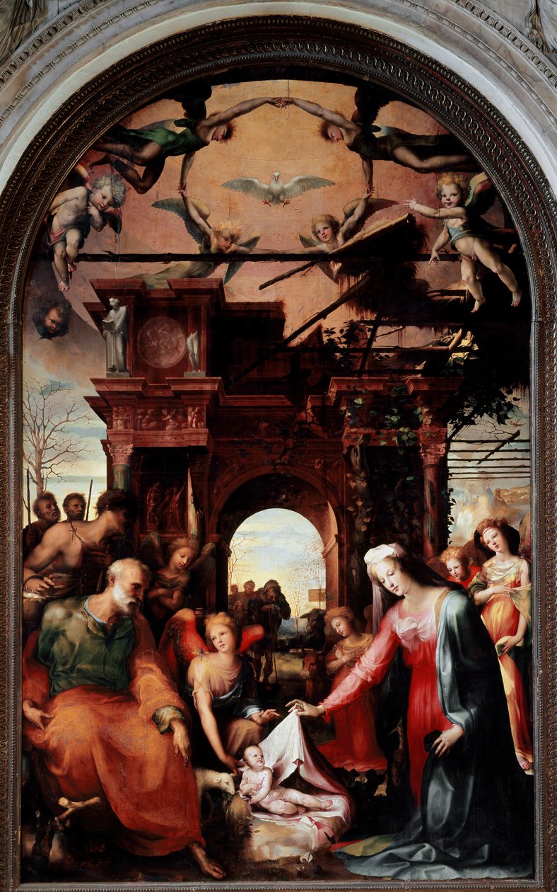 A betlehemes. Domenico Beccafumi (1486-1551) festménye alkotó: Domenico Beccafumi