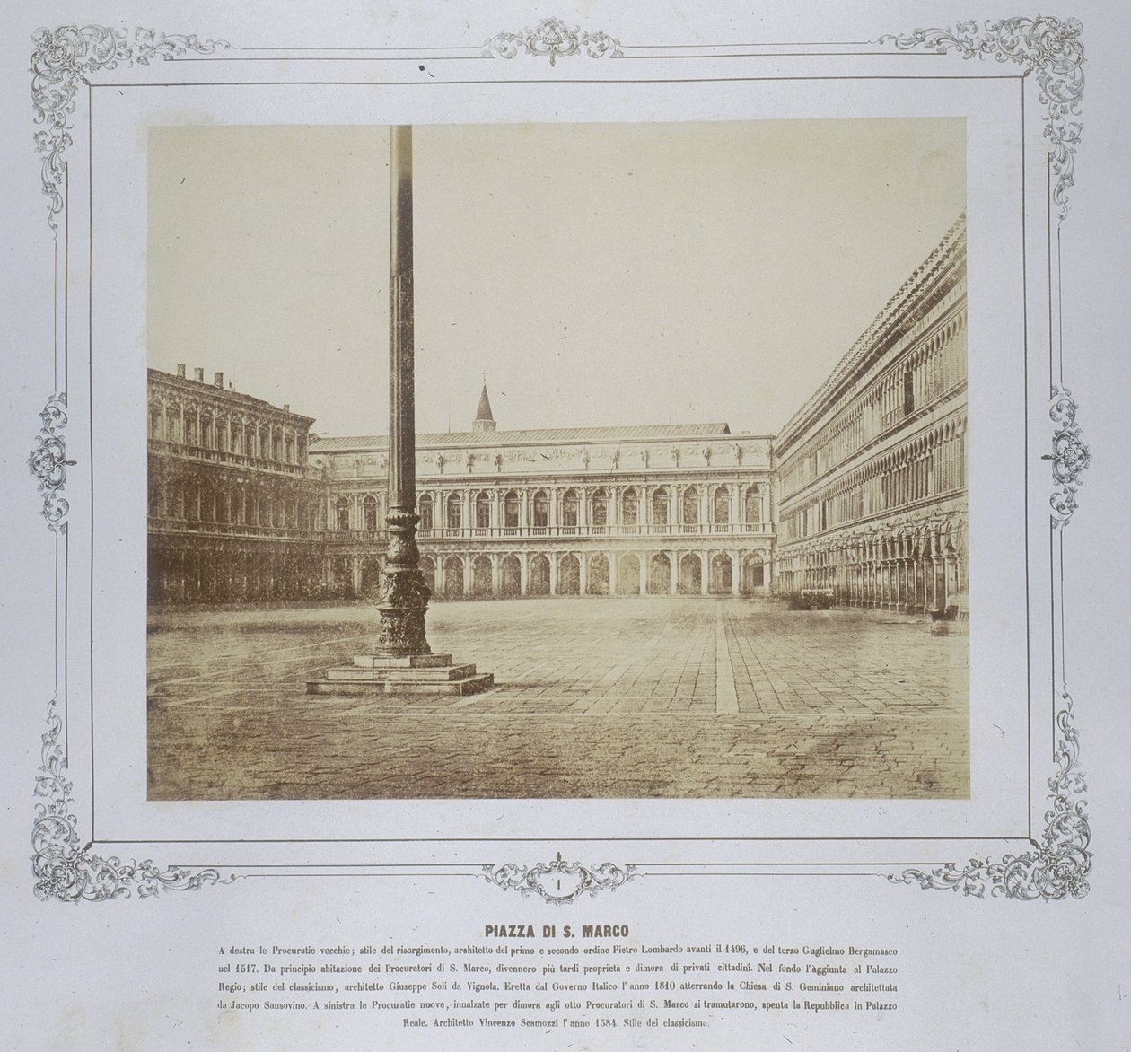 Piazza San Marco, 1855 körül alkotó: Domenico Bresolin
