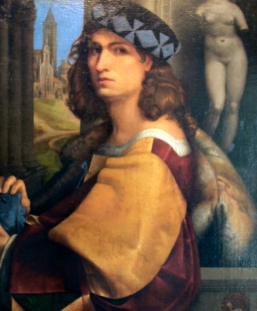 „Egy férfi portréja, önarckép”, 1512 alkotó: Domenico Capriolo