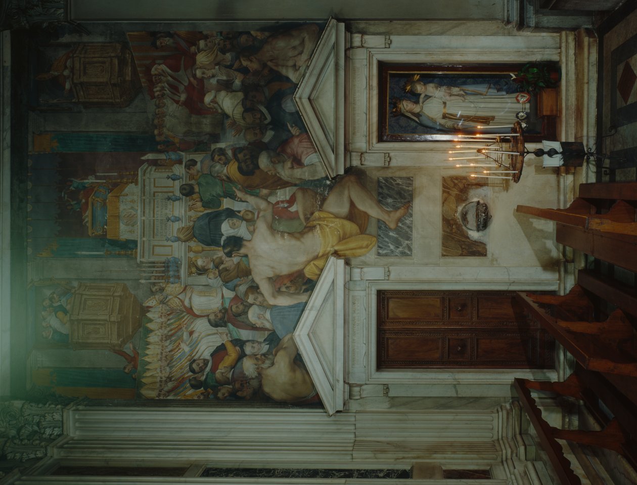Szent Antoninus temetése, 1589 alkotó: Domenico Cresti