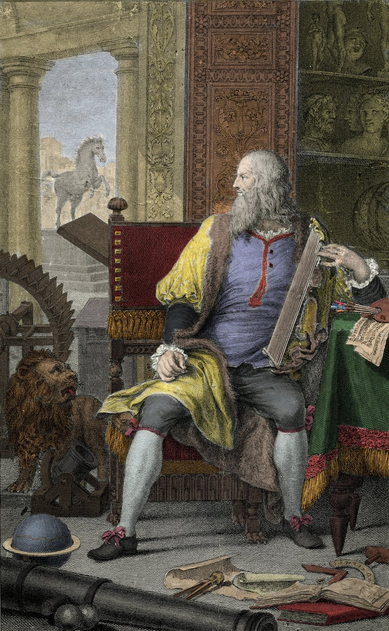 Leonard de Vinci (Leonardo da Vinci) festő, szobrász (1452-1519) ábrázolása Domenico Cunego (1726-1803) rézkarc című műhelyében alkotó: Domenico Cunego