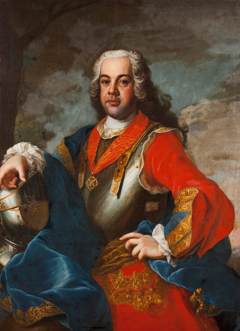 Braganza Francisco herceg, Portugália infáns hercege, Beja 7. hercege és a Máltai Lovagrend portugáliai nagypriorja alkotó: Domenico Dupra