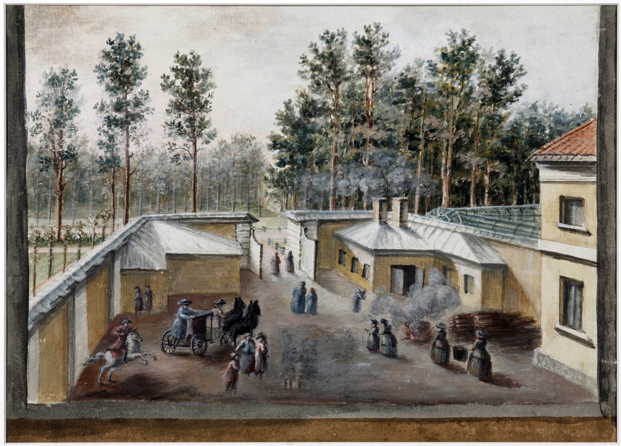 A Pavlovszki Szent Mária Magdolna Kórház, 1783 körül alkotó: Domenico Felice Lamoni