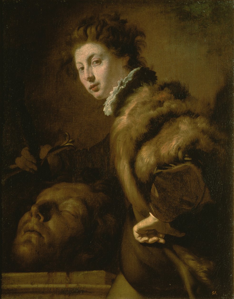Dávid Góliát fejével alkotó: Domenico Fetti or Feti