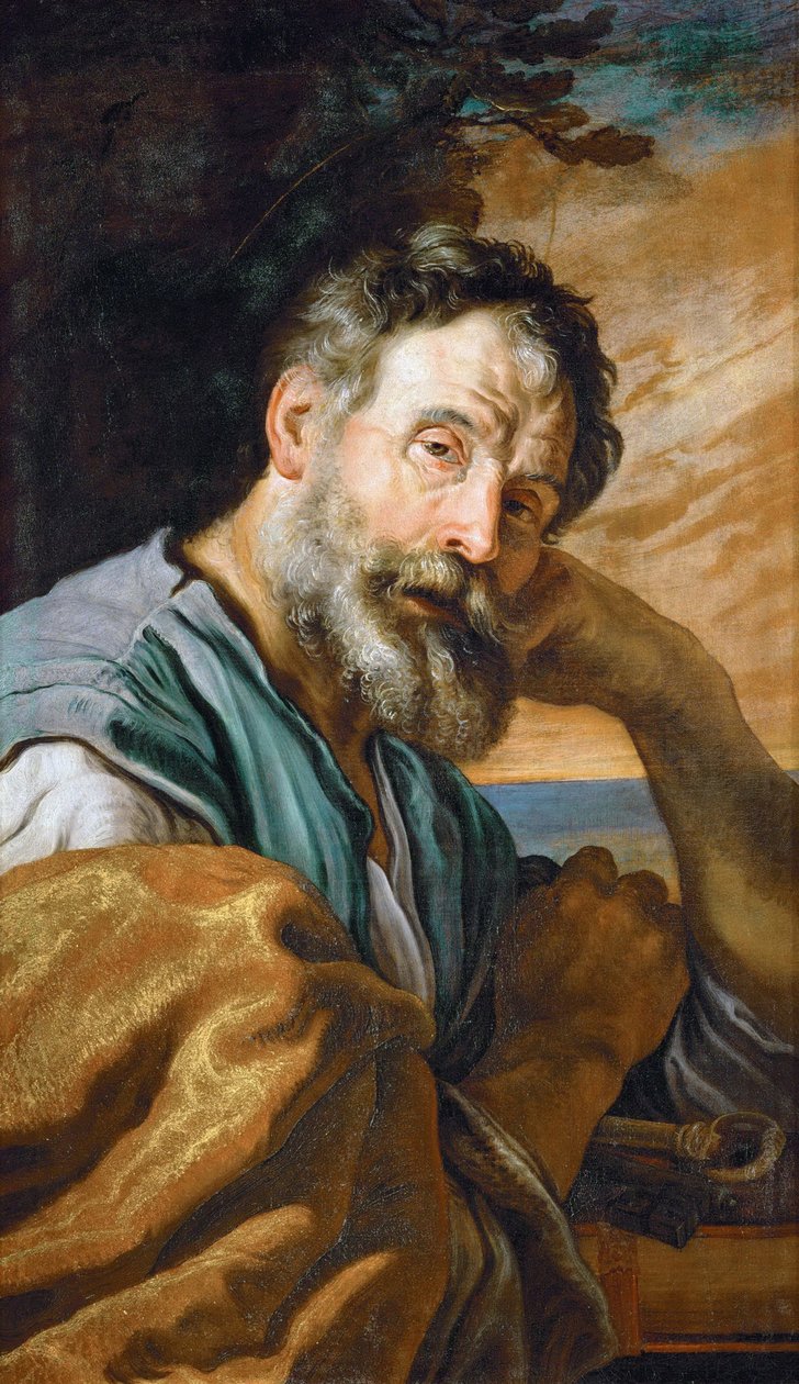 SZENT PIERRE - Barokk : Szent Péter megbánása par Fetti, Domenico (1588/90-1623), kb 1613. Olaj, vászon, 95,8x55,9. Művészettörténeti Múzeum, Vienne alkotó: Domenico Fetti or Feti
