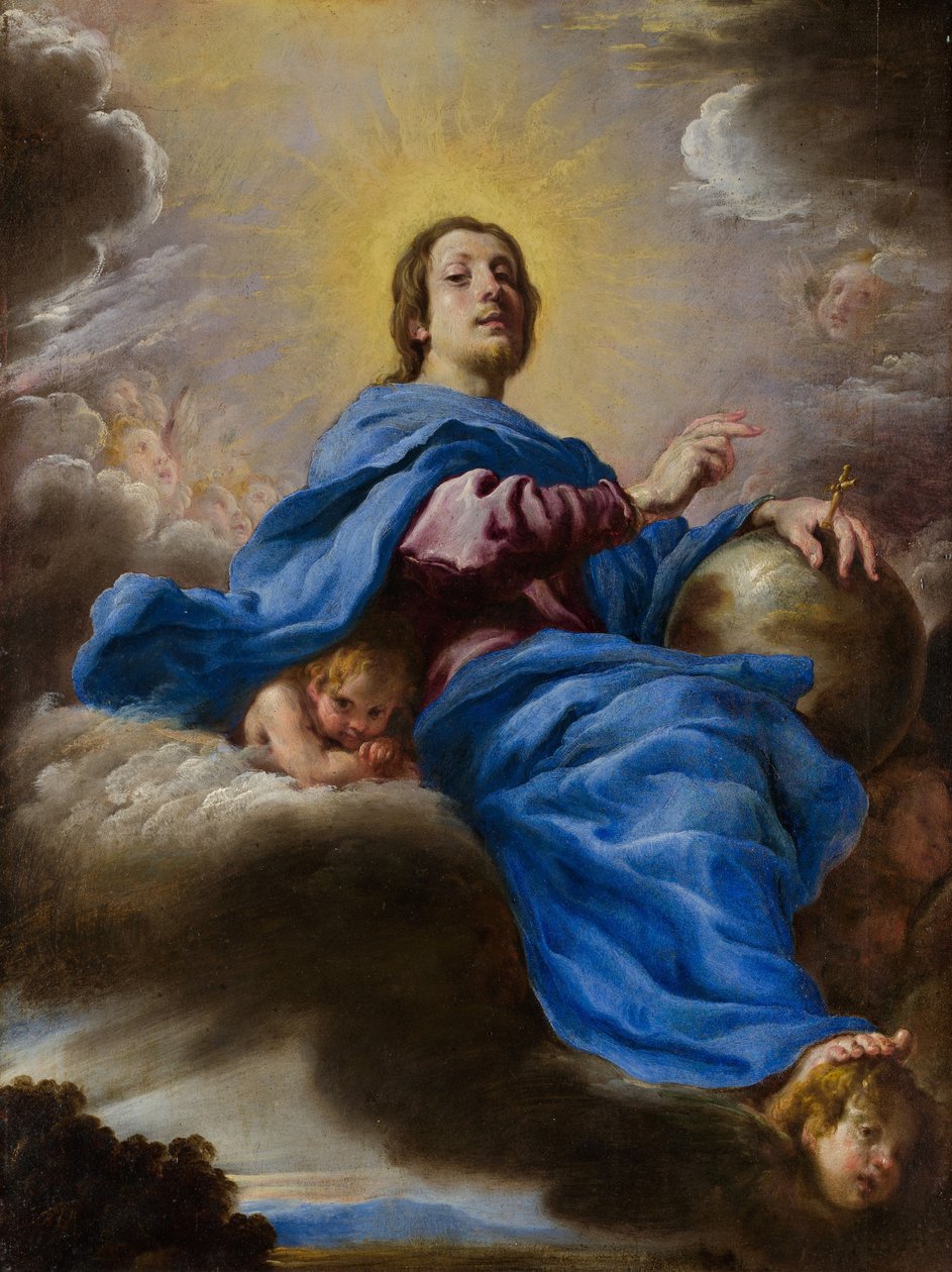 Salvator Mundi, 1622-23 körül alkotó: Domenico Fetti or Feti