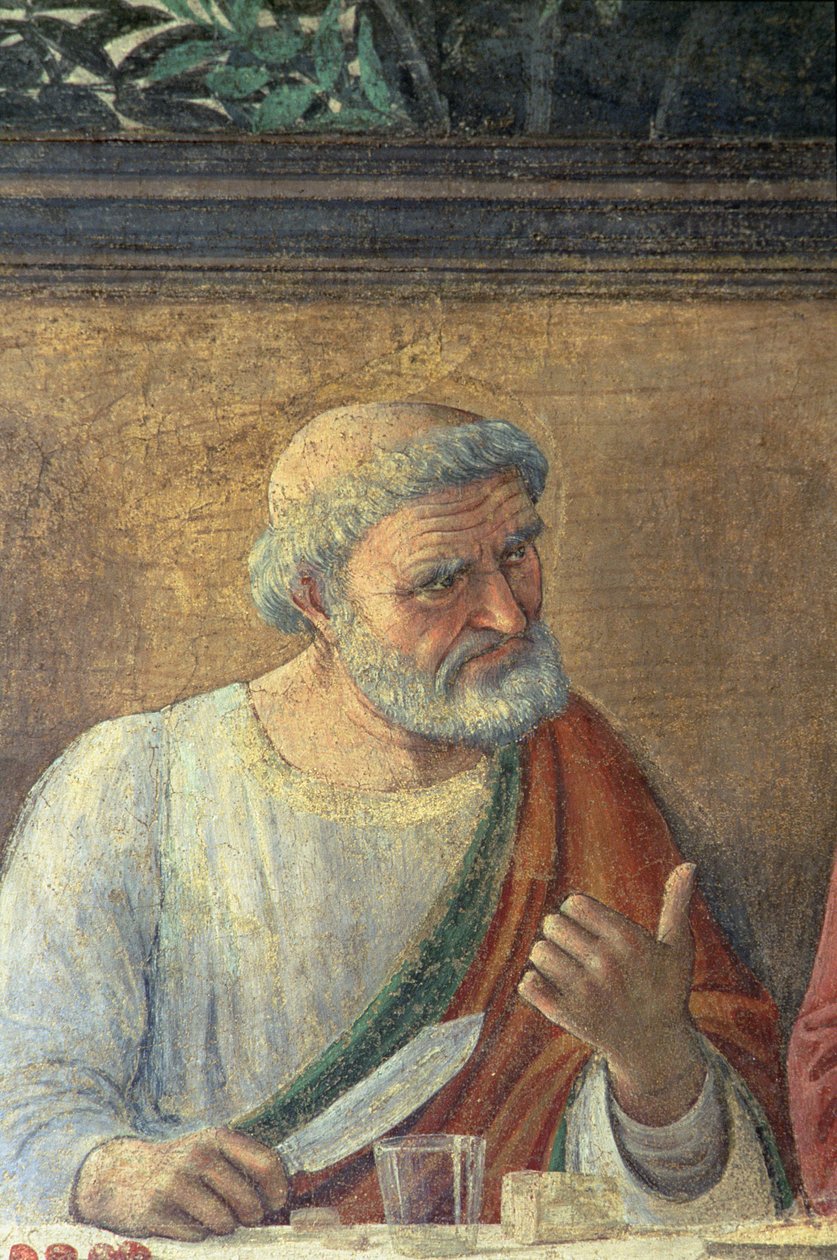 Az utolsó vacsora, 1480 alkotó: Domenico Ghirlandaio