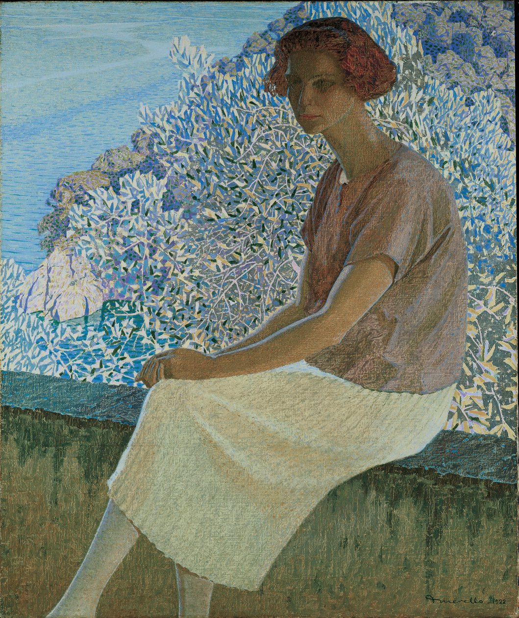 Argent nyugodt. Alma Fidora portréja, 1922. alkotó: Domenico Guerello