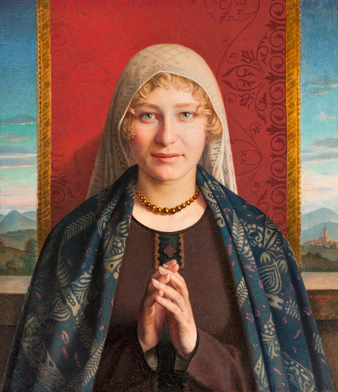Angelus Prayer (olaj, vászon) alkotó: Domenico Maria Durante