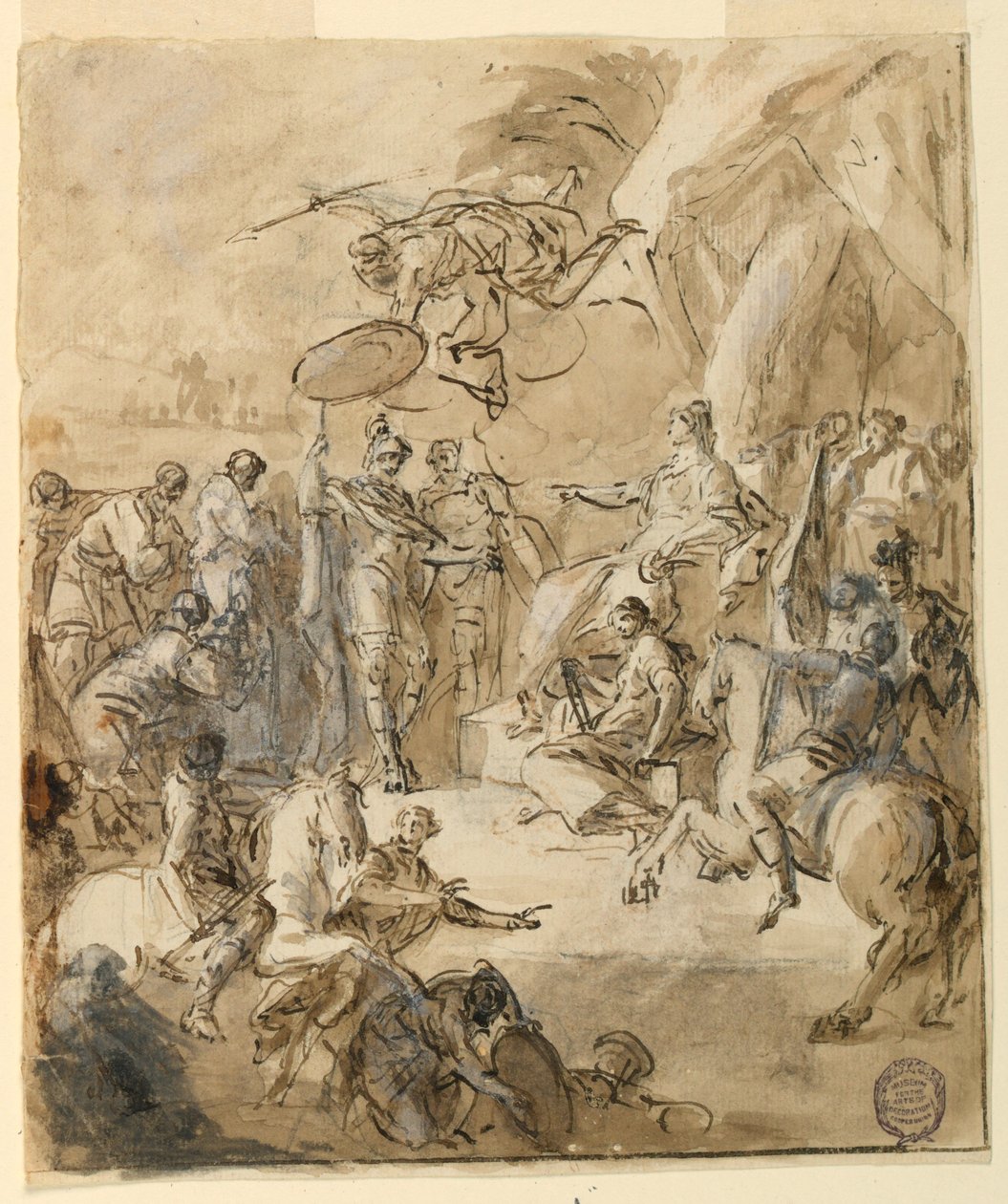 Allegorikus alany alkotó: Domenico Mondo