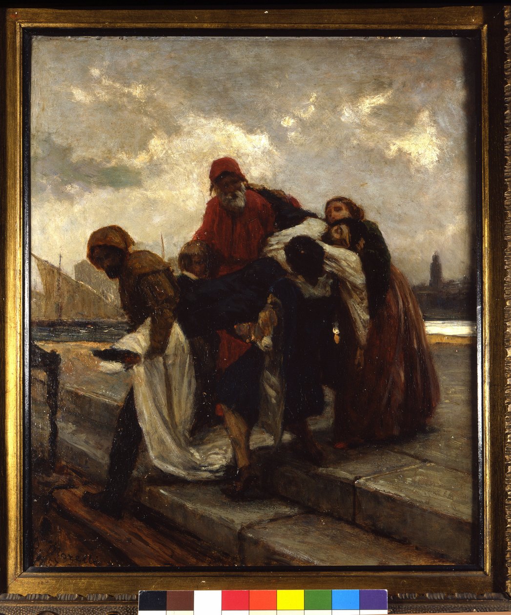 I Due Foscari, Domenico Morelli (1826-1901) festménye. alkotó: Domenico Morelli