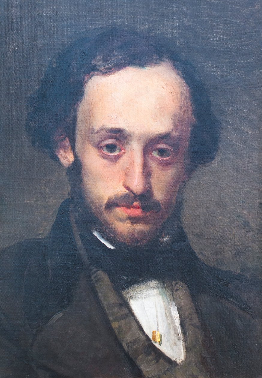 Pasquale Villari fiatalemberként alkotó: Domenico Morelli