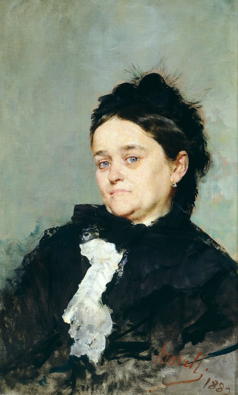 Virginia Villari portréja, Domenico Morelli alkotó: Domenico Morelli