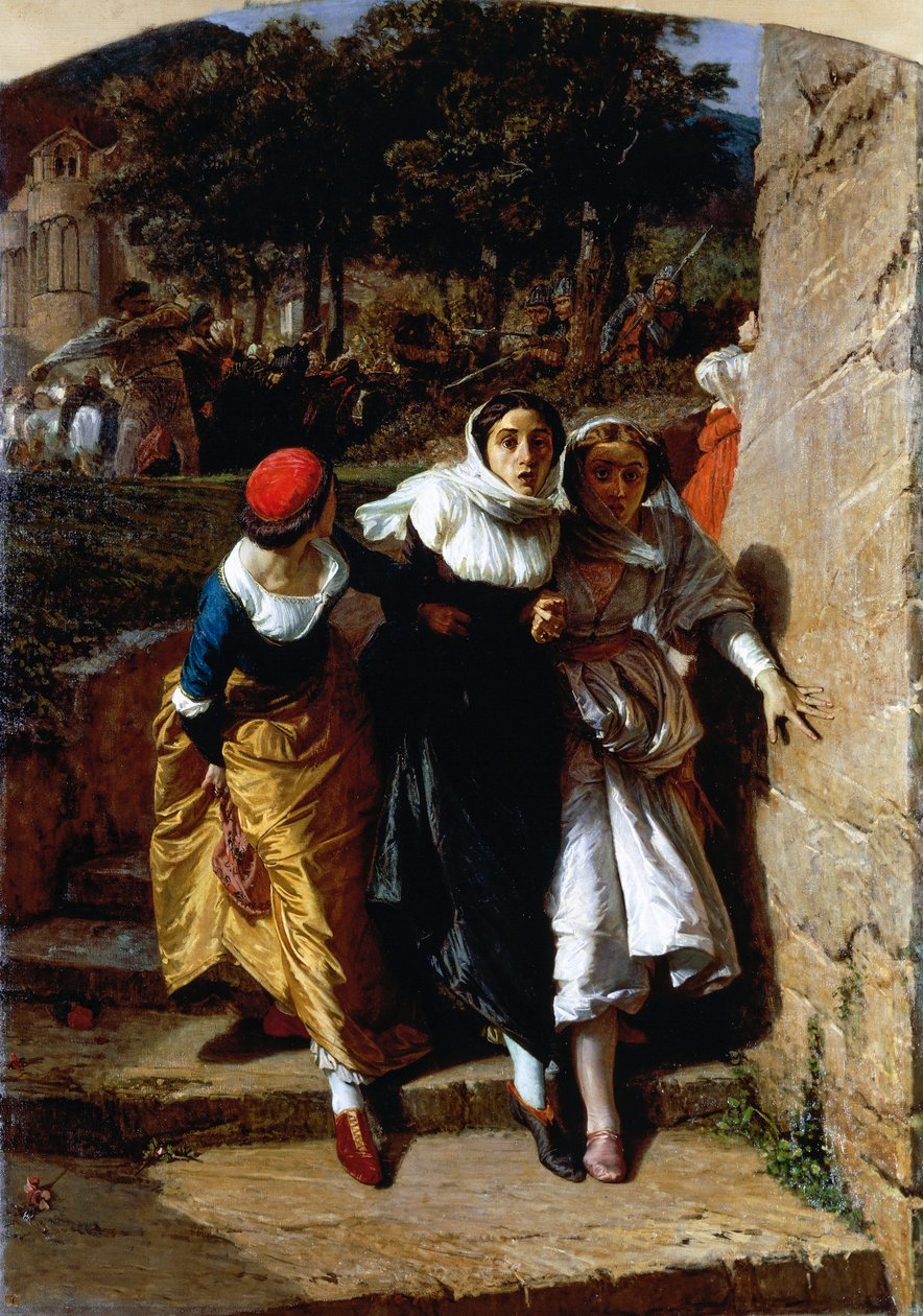 Szicíliai vesperás alkotó: Domenico Morelli