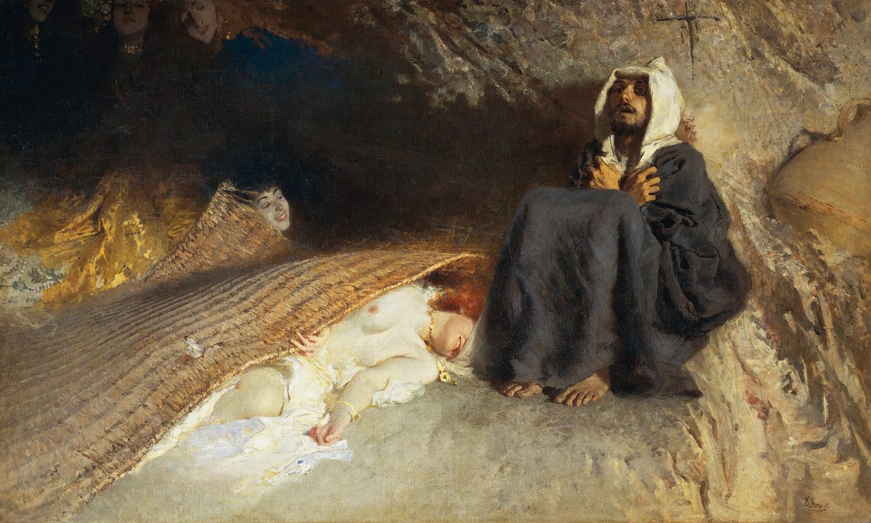 Szent Antal megkísértése alkotó: Domenico Morelli