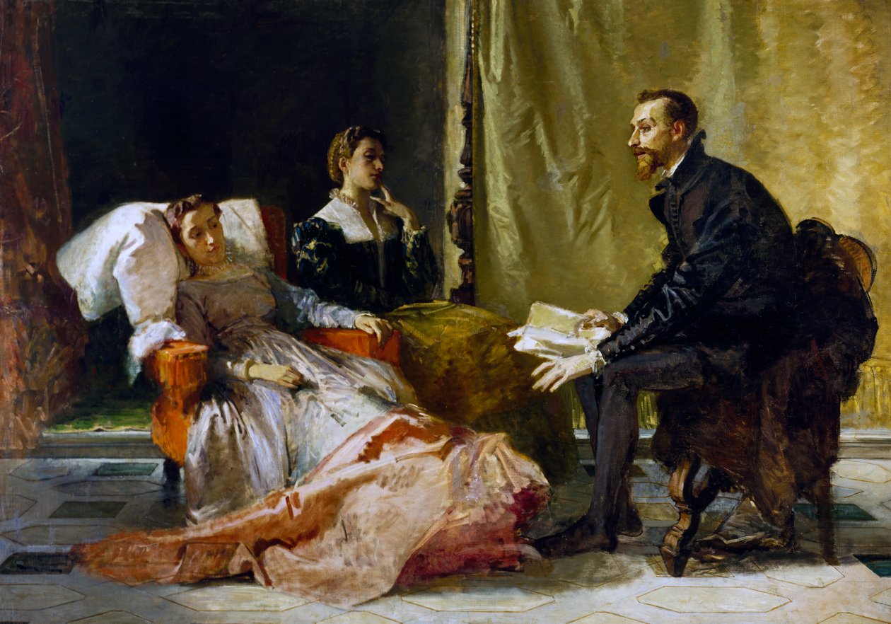 Torquato Tasso (1544-1595) elolvassa az Eleonora d