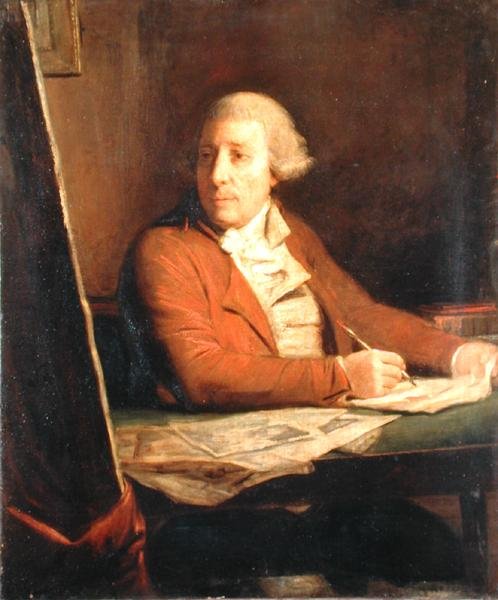 Francesco Bartolozzi (1727-1815) portréja (olaj, vászon) alkotó: Domenico Pellegrini