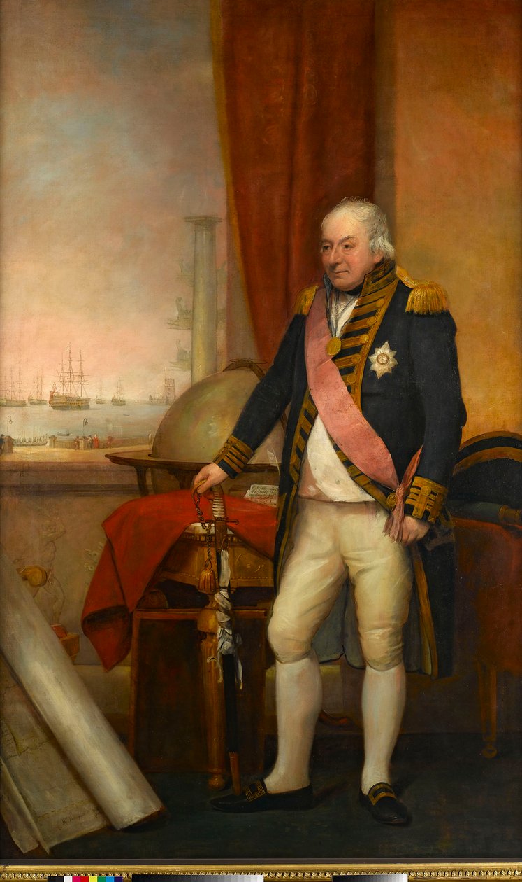 Sir John Jervis ellentengernagy alkotó: Domenico Pellegrini