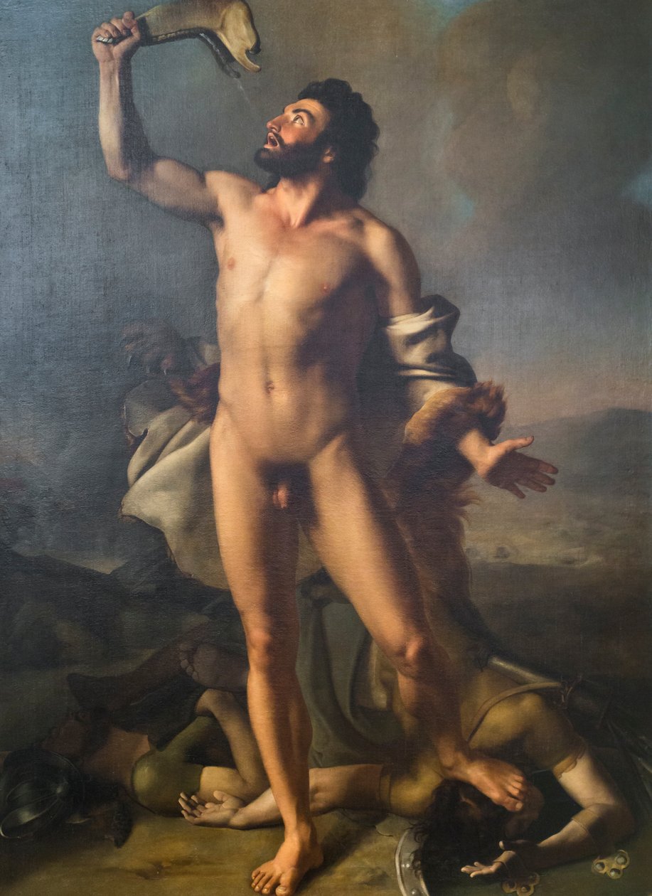 Sámson (olaj, vászon) alkotó: Domenico Pellegrini