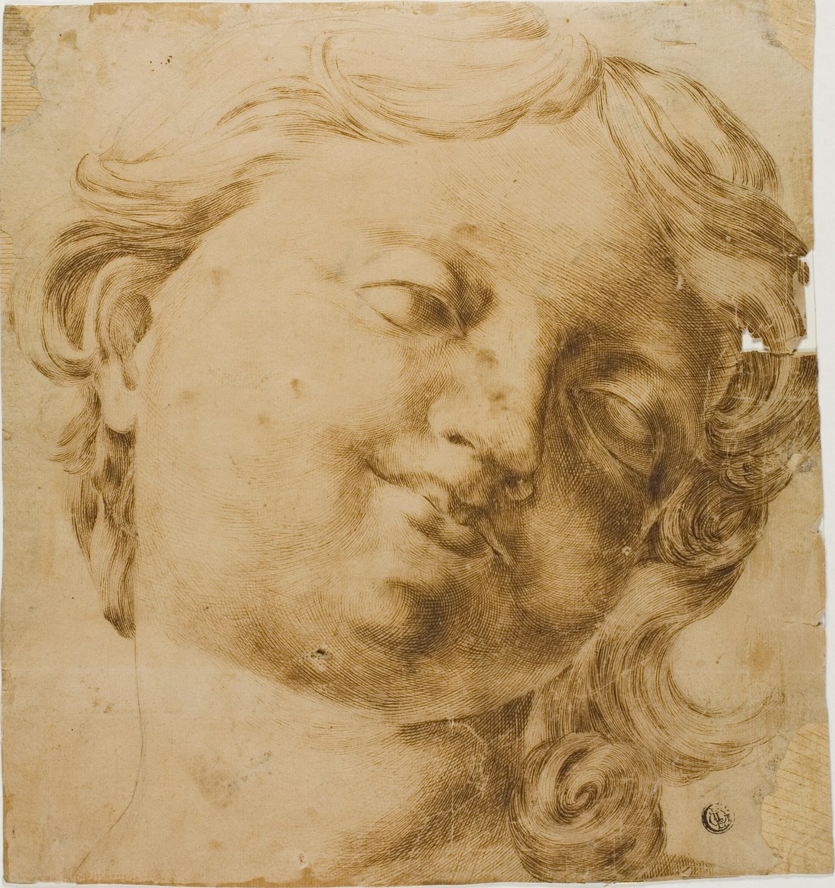 Egy gyermek feje alkotó: Domenico Peruzzini