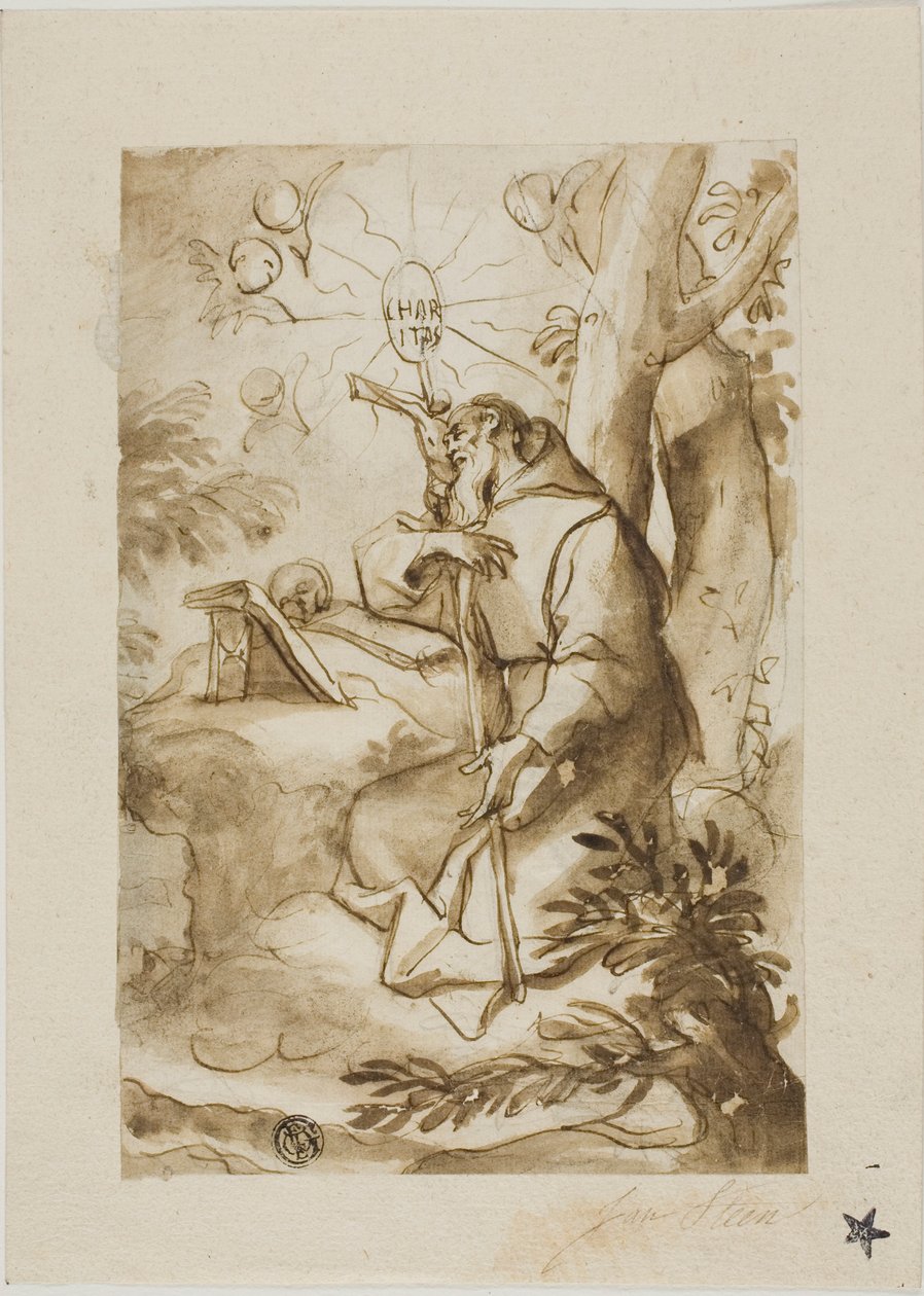 Szent Jeromos alkotó: Domenico Piola