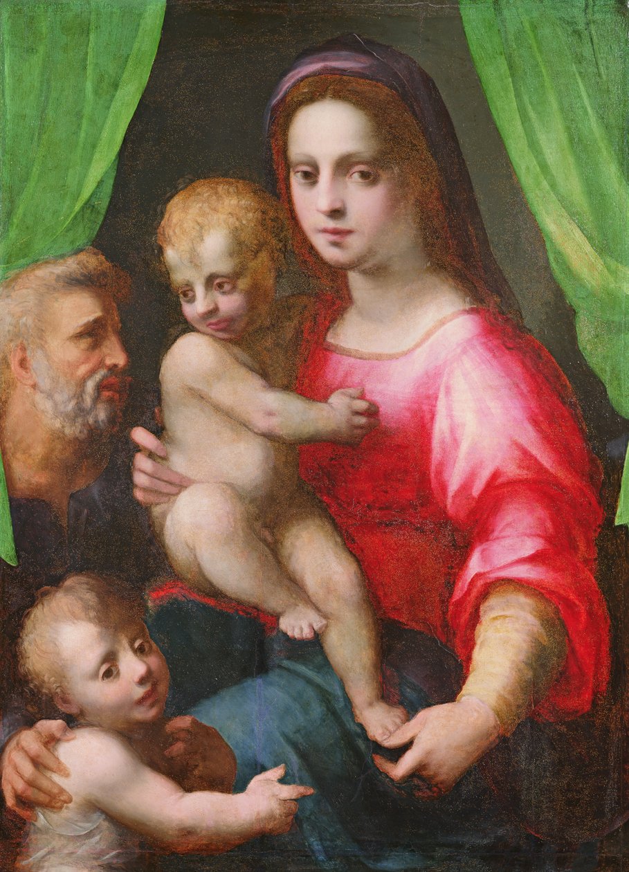 Szent Család alkotó: Domenico Puligo