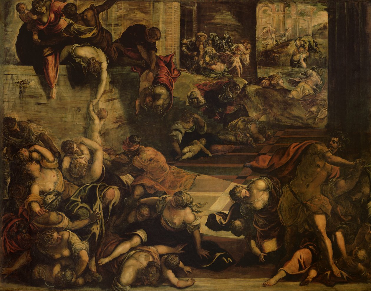 Az ártatlanok lemészárlása alkotó: Domenico Robusti (attr.) Tintoretto
