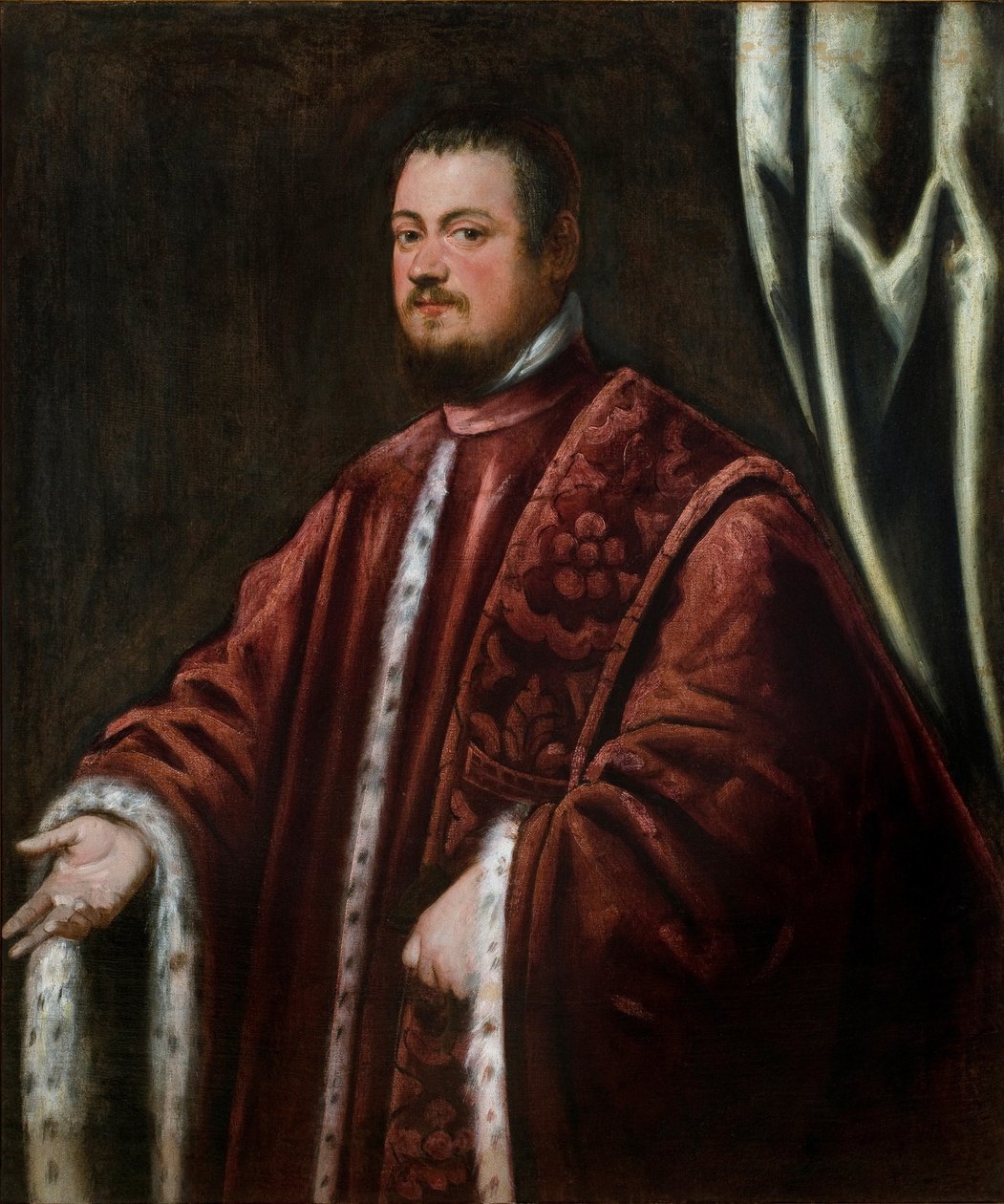 Nicolo Da Ponte portréja (1491-1585) – Peinture de Domenico Robustio dit Tintoretto (1560-1635), huile sur toile alkotó: Domenico Robusti Tintoretto