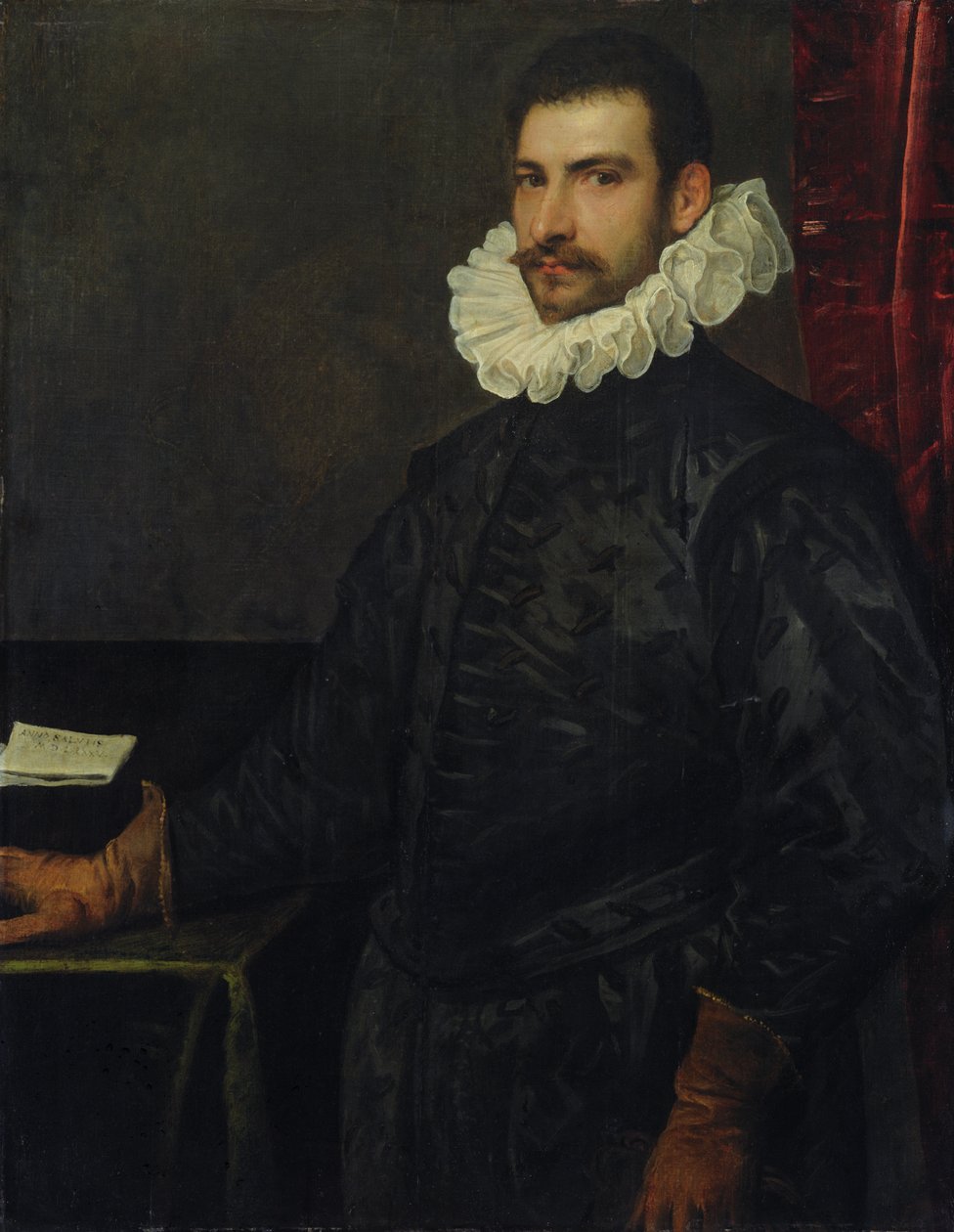 Egy fiatal férfi portréja alkotó: Domenico Robusti Tintoretto