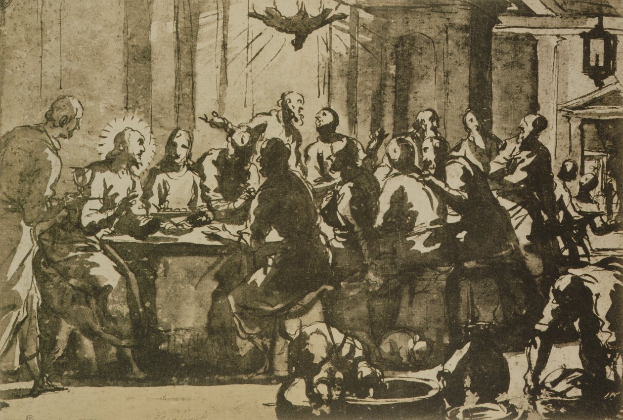 Az utolsó vacsora alkotó: Domenico Robusti Tintoretto