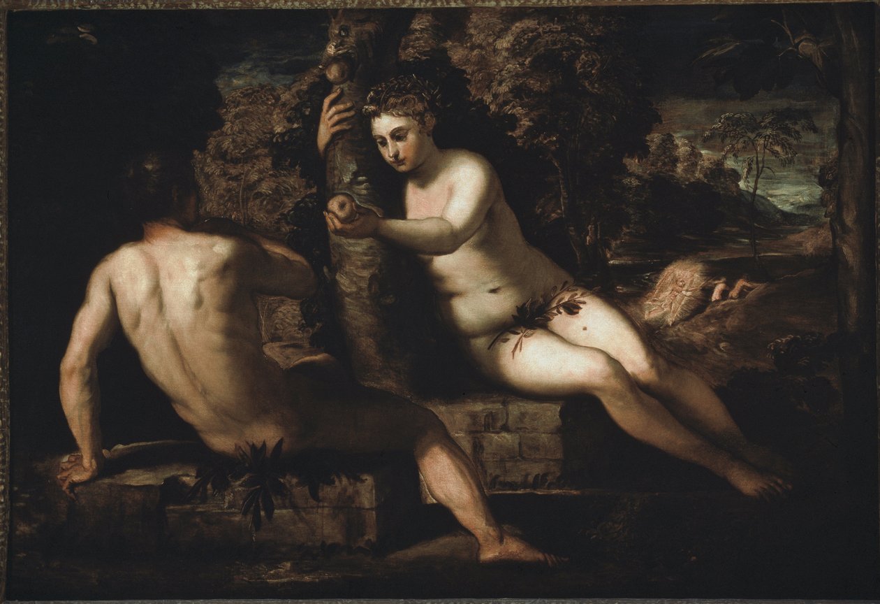 Az eredendő bűn - Festészet alkotó: Domenico Robusti Tintoretto