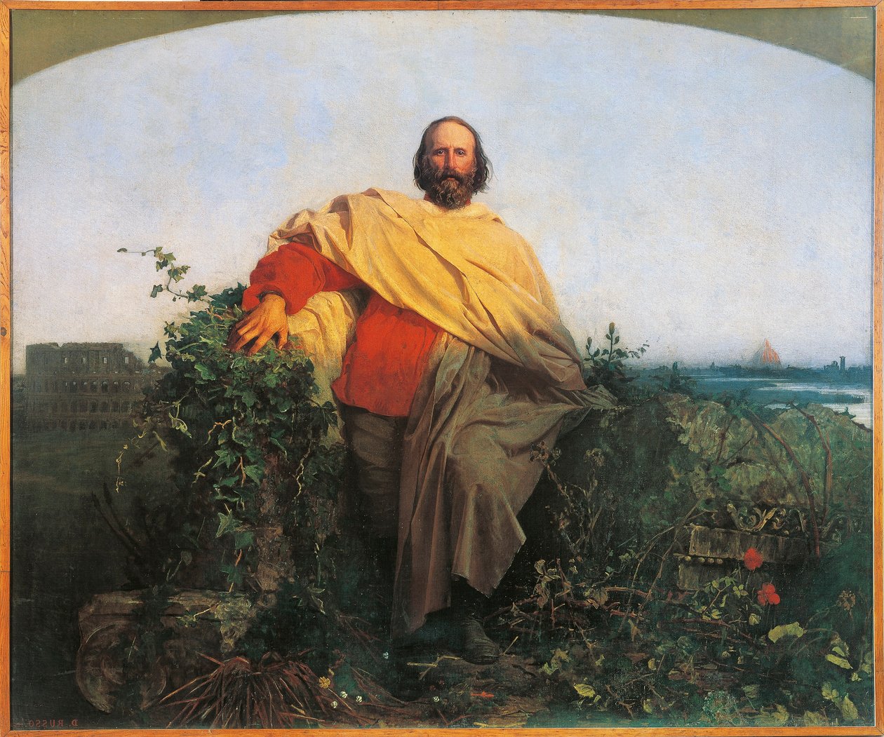 Garibaldi Rómában alkotó: Domenico Russo